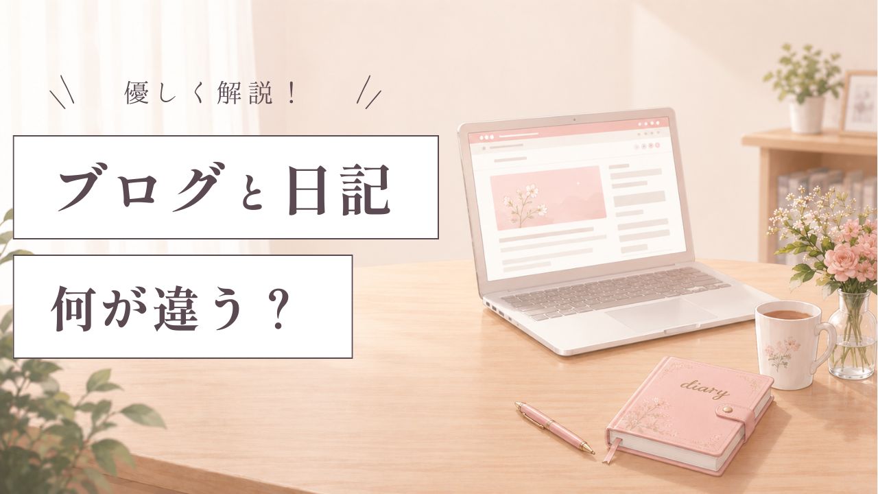 ブログと日記は何が違う？初心者向けに仕組みと「無理のない働き方」になる理由を優しく解説